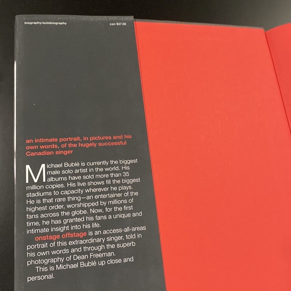 Michael Bublé Onstage Offstage: The Official Illustrated Memoir - Hardcover Book - Picture 4 of 11